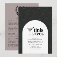 Luxus-Tinis und Golfabschied Wochenende