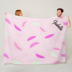 Luxus-Trendy-Feather-Boho-Kollektion Fleecedecke