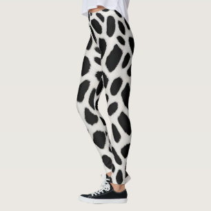 Luxus Trendy White Leopard Elegante Collection Leggings