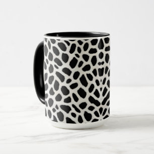 Luxus Trendy White Leopard Elegante Collection Tasse