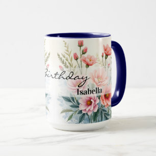 Luxus-Trendy-Wildblumen-Schöne-Kollektion Tasse