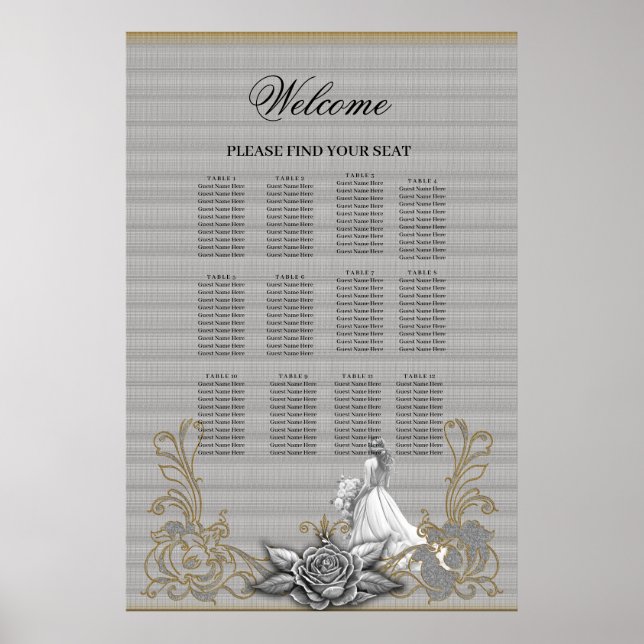 Luxus trifft Romantik. Poster (Vorne)