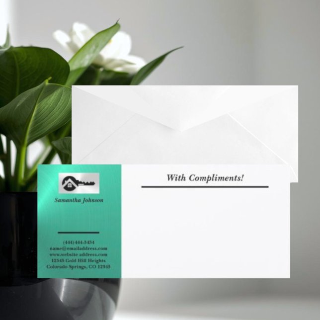 Luxus Türkis Schwarzer Schlüsselanhänger mit Kompl (Von Creator hochgeladen)