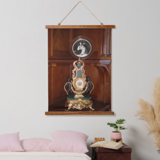 Luxus-Uhr im königlichen Zimmer des Livadia-Palast Wandteppich Mit Holzrahmen