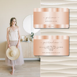 Luxus und Elegante Rose Gold gefärbt Beruflich Visitenkarte
