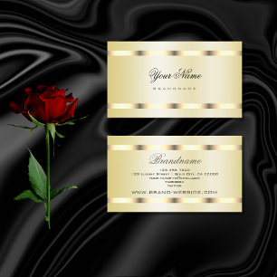 Luxus und Elegantes Gold Effect Design Beruflich Visitenkarte