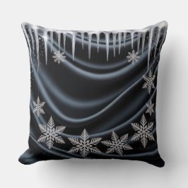 Luxus-Urlaubskatze - Snowflake Design Kissen