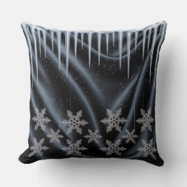 Luxus-Urlaubskatze - Snowflake Design Kissen