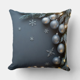 Luxus-Urlaubskatze - Snowflake Design Kissen