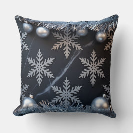 Luxus-Urlaubskatze - Snowflake Design Kissen