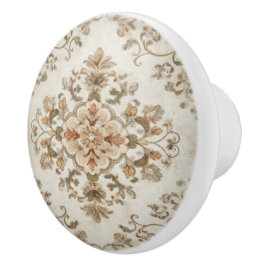Luxus-Vintage-Imperial-Blumenmuster Keramikknauf