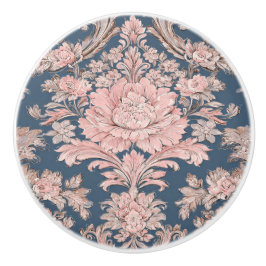 Luxus-Vintage-Imperial-Blumenmuster Keramikknauf