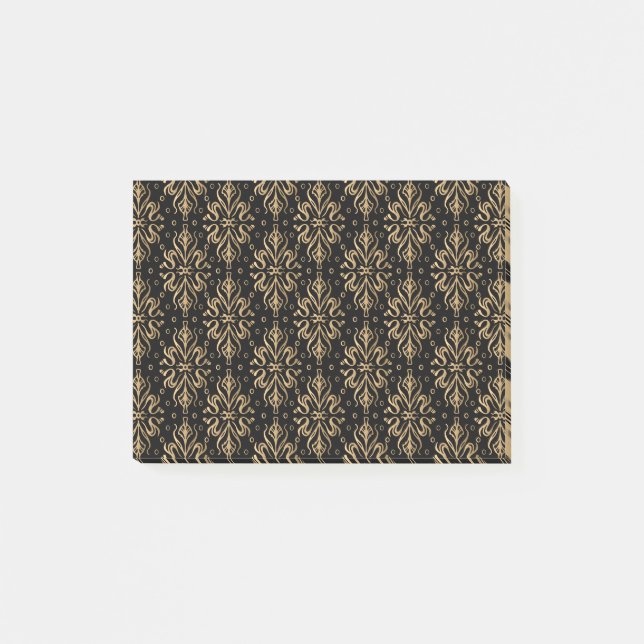 Luxus-Vintage-Muster 3 Post-it Klebezettel (Vorderseite)