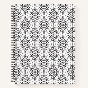 Luxus-Vintage-Muster 4 Notizbuch