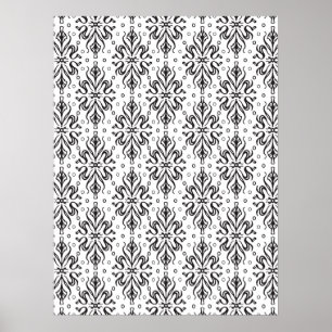 Luxus-Vintage-Muster 4 Poster