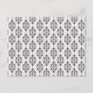 Luxus-Vintage-Muster 4 Postkarte