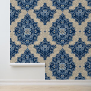 Luxus-Vintage-Orientalisch-Islamisch-Geometrisch-B Tapete