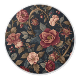 Luxus-Vintage-Royal-Safran Keramikknauf