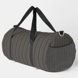 Luxus-Warme-Holzkohle-Streifen-Leinen Duffle Bag