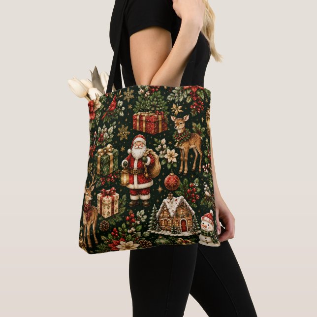 Luxus-Weihnachtsmuster im Vintage-Stil (Von Nahem)