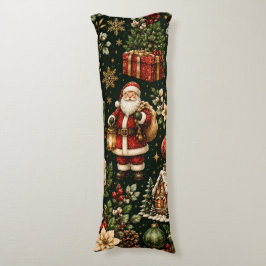 Luxus-Weihnachtsmuster im Vintage-Stil Seitenschläferkissen