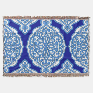 Luxus weiß-blau, türkisches Ornament. Decke