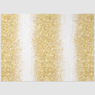 Luxus White Gold Glitzer Seidenpapier