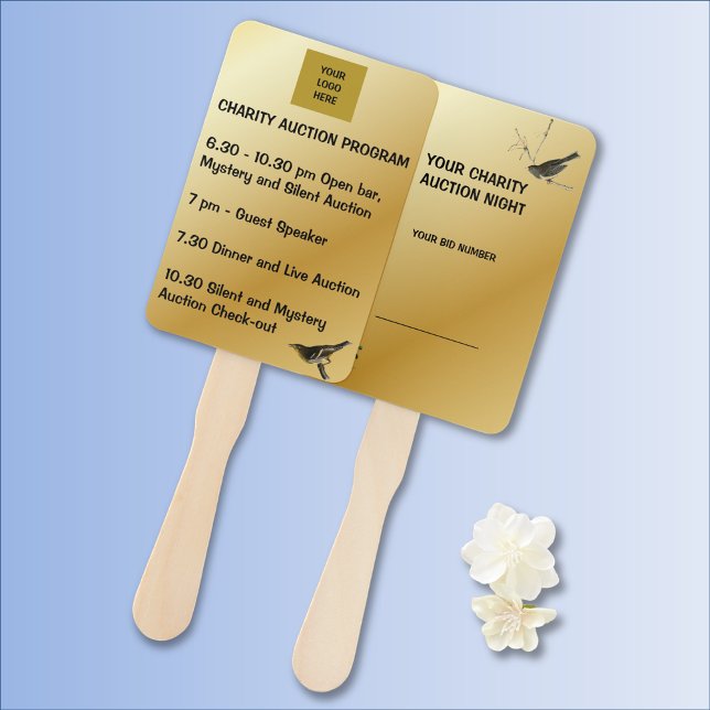 Luxus-Wohltätigkeit-Auktion für wild lebende Tiere Fächer (Von Creator hochgeladen)