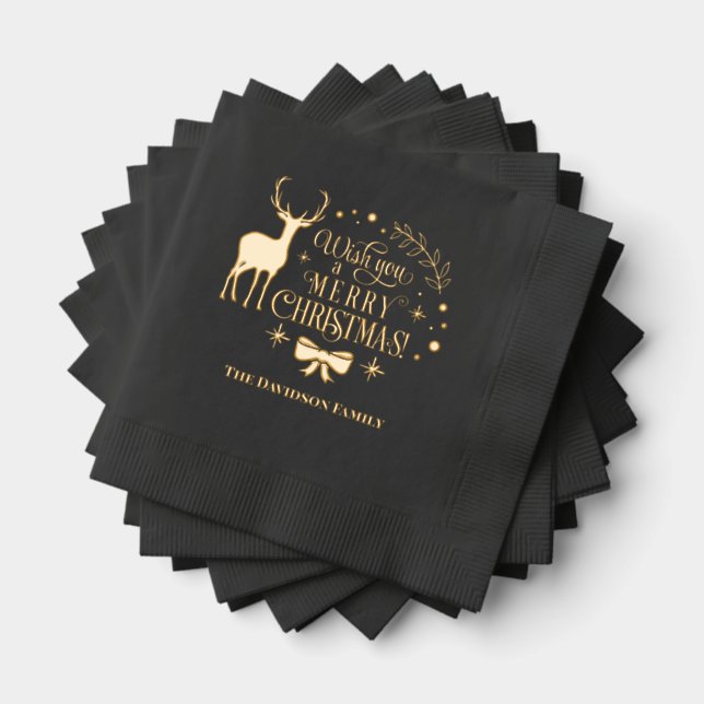 Luxus wünscht Ihnen eine komfortable Unternehmensf Servietten Mit Folie (Insitu (Gestapelt))