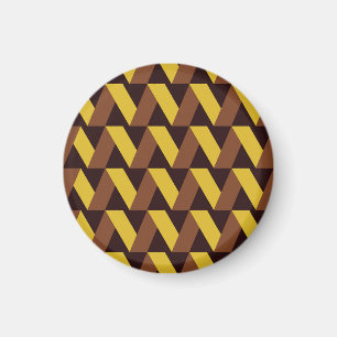 Luxus Zig-Zag Linie Nahtloses Muster Magnet