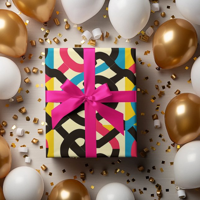 Luxusafrikanisches Geschenkblatt, modern kreativ, Geschenkpapier (Von Creator hochgeladen)