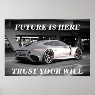 Luxusauto für Ihre Motivation Poster