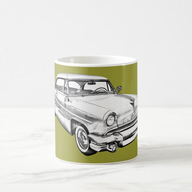 Luxusauto-Illustration 1955 Lincolns Capri Tasse (Mittel)