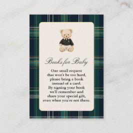 Luxusbär Kariert Bären Ein Buch Begleitkarte