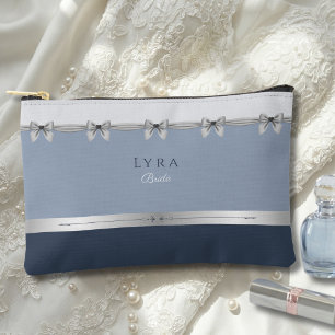 Luxusbraut   Schieferblauer Hochzeitstag Zubehörtasche