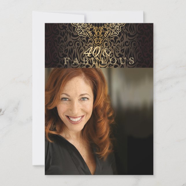 Luxuschic-Foto-Einladung Einladung (Vorderseite)