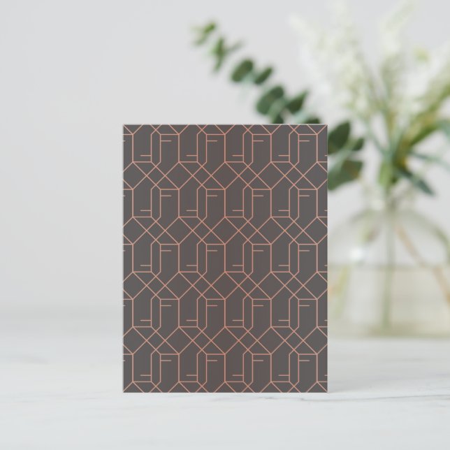 Luxusdekorationen 21 postkarte (Stehend Vorderseite)