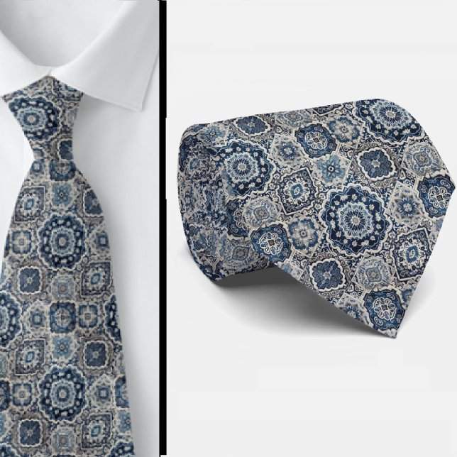 Luxusgeschäftsmann mit weltgewandtem Stil | Blaue  Krawatte (Von Creator hochgeladen)
