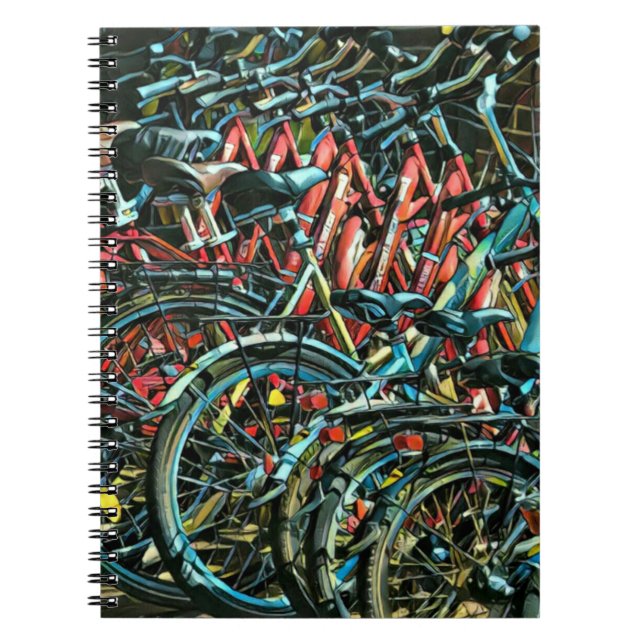 Luxusgeschenke für Radfahrer Notizblock (Vorderseite)
