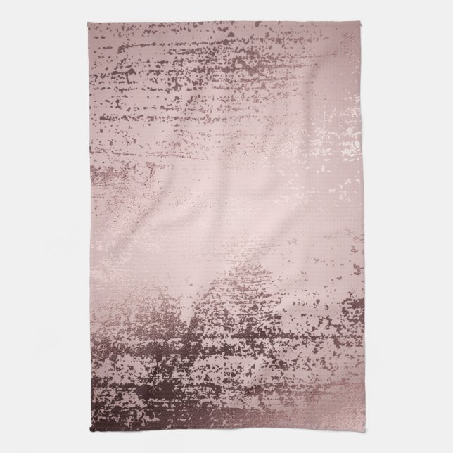 Luxusgold Rose Geschirrtuch (Vertikal)