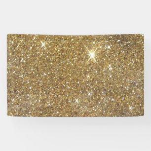 LuxusgoldGlitzer - Druckbild Banner