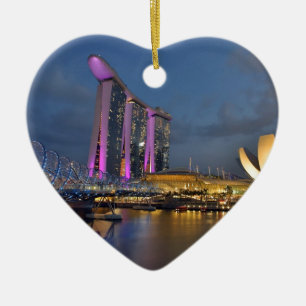 Luxushotel Marina Bay Sands Singapur Keramikornament