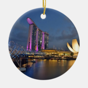 Luxushotel Marina Bay Sands Singapur Keramikornament