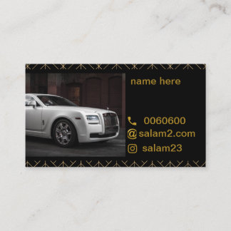 Luxuskarte Visitenkarte