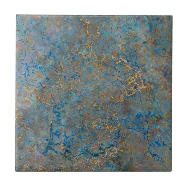 LuxusLapislazuli-Marmor Fliese (Vorderseite)