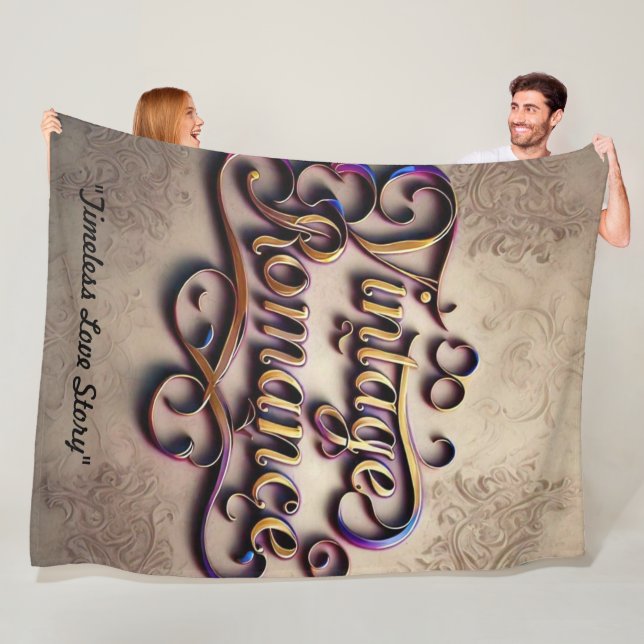 "Luxusliebeserbe" Fleecedecke (Beispiel)