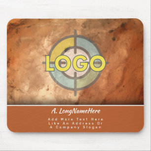 Luxusmarke Kürbis Orange Executive Office Mousepad