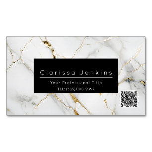 Luxusmarke Mable und Black Finance beruflich Magnetische Visitenkarte