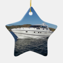 LuxusMotorboot Keramikornament