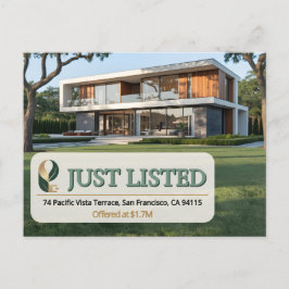 Luxusobjekt neu gelistet Makler Foto Sage Gold Mar Postkarte